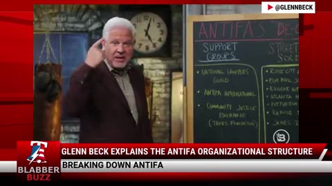 Glenn Beck Explains The Antifa Organizational Structure