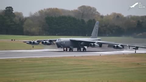 US Troops Guarding Bomber Loaded with Super Advanced Missiles