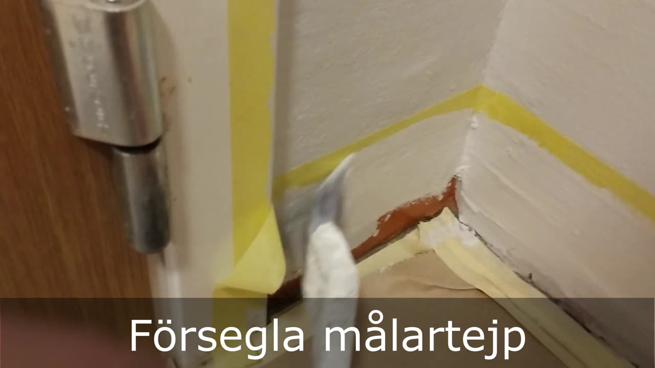 Försegla målartejp