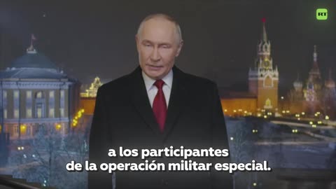 Vladímir Putin felicita al pueblo ruso por el Año Nuevo