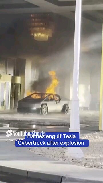 We Finally Got Footage Of The Tesla Cybertruck Explosion