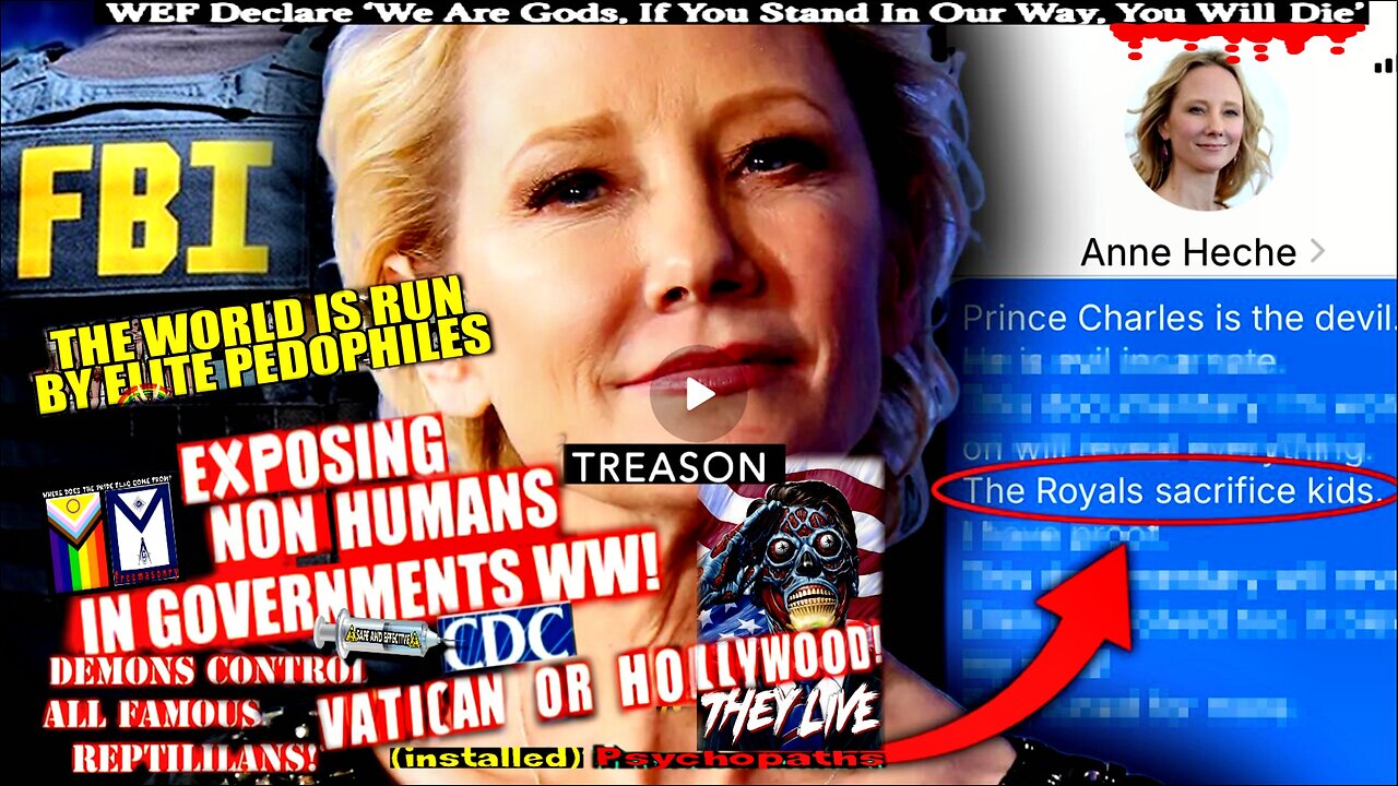 Leaked Anne Heche Documentary Shows Ellen Sex Trafficking Orphans To King Charles (compilation)