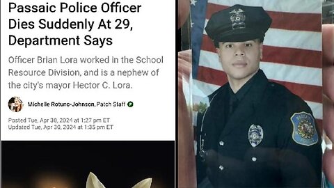 DIED EXPECTEDLY: ANOTHER MANDATED POLICEMAN & MAYOR'S NEPHEW DIES FROM HEART ATTACK!