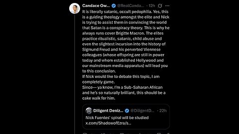 Candace ~ Literally Satanic Nick Fuentes