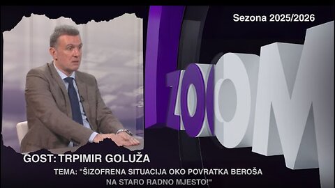 TRPIMIR GOLUŽA: "ŠIZOFRENA SITUACIJA OKO POVRATKA BEROŠA NA STARO RADNO MJESTO"