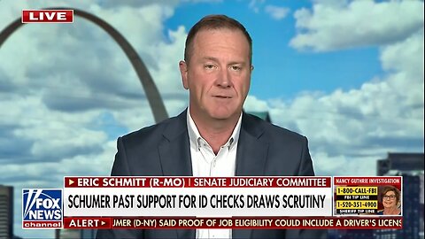 Sen Eric Schmitt: This Is All About Power For Democrats