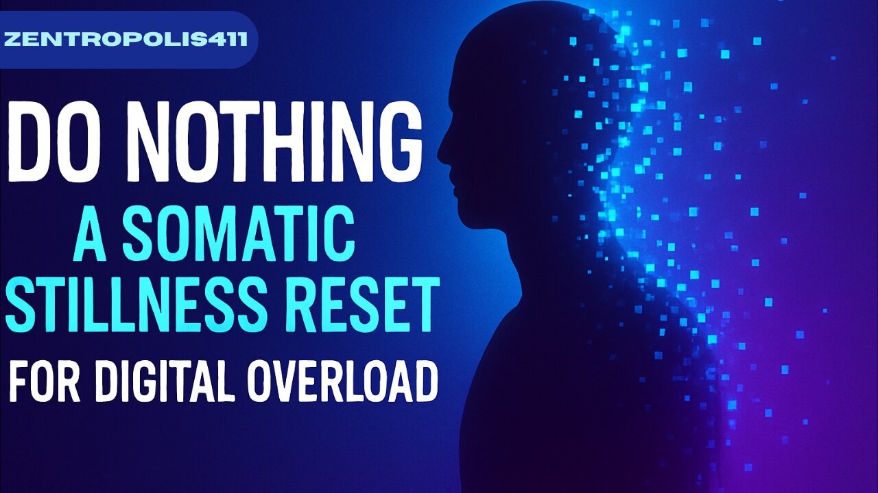 Do Nothing A Somatic Stillness Reset for Digital Overload & Anxiety Relief