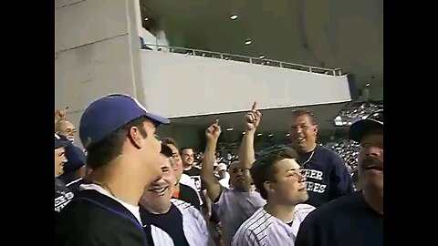 Mets fan at yankee stadium