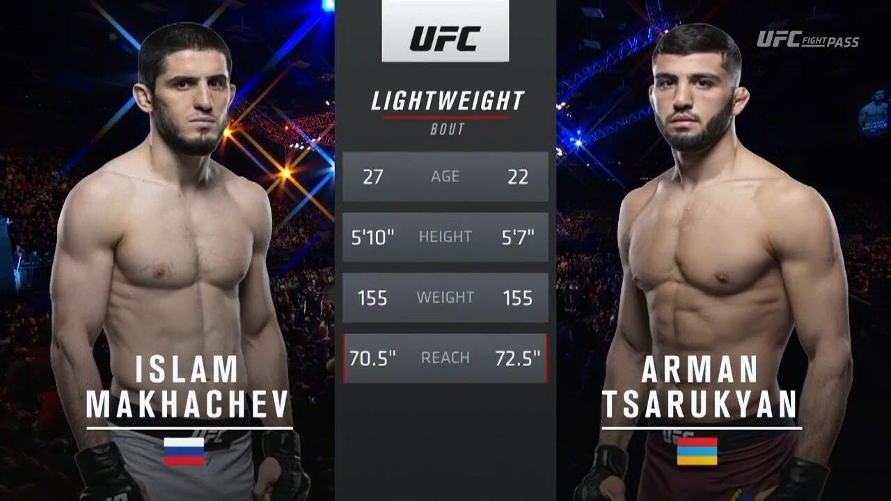 Islam Makhachev vs Arman Tsarukyan FULL FIGHT UFC 311