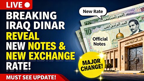 🚨 Breaking Iraq Dinar Reveal — New Notes & New Exchange Rate! 💥 💥 IQD News 2025