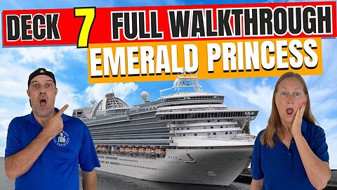 Emerald Princess Public Deck 7 | Tall Man's Cruise Adventures
