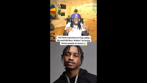 Kai Cenat responds to lil tjay