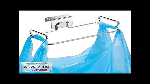 Stainless Steel Garbage Bag Storage Hook Hanging Garbage Bag Rack Hook Kitchen Review