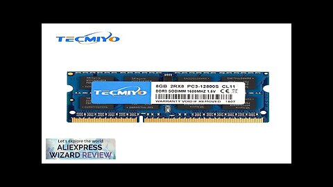 Original Tecmiyo RAM DDR3 4GB 8GB 1600 Laptop Memory Sodimm PC3 12800S Review