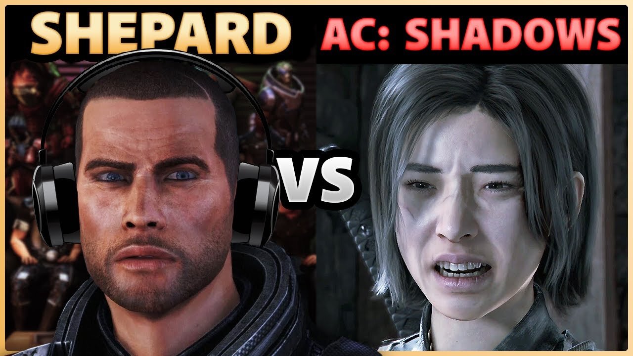 Dantics Video: Commander Shepard Plays Assassins Creed Shadows - But Probably Shouldn't