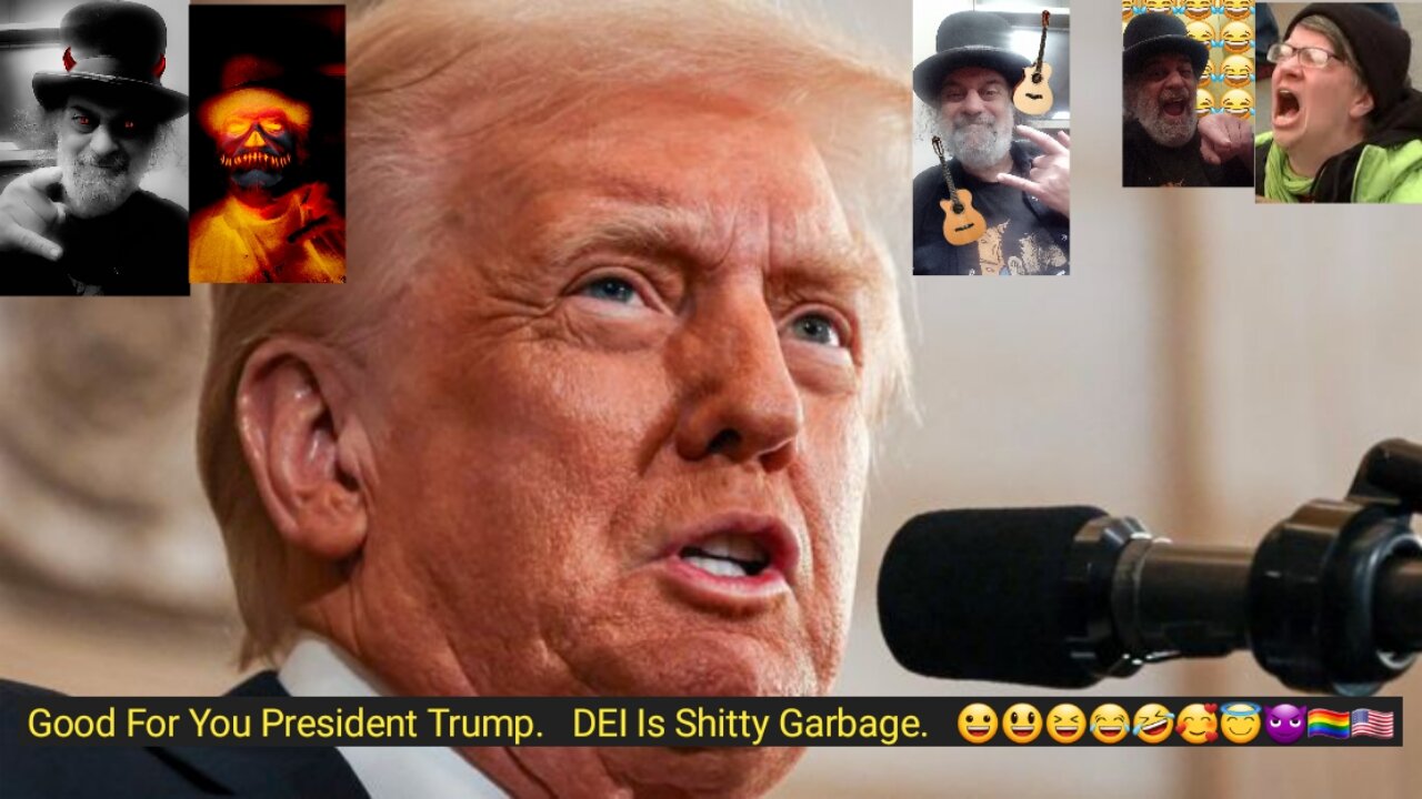 Trump Ends DEI In Washington. 😀😃😆😂🤣🥰😇😈🏳️‍🌈🇺🇸