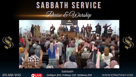 Sabbath Service Praise & Worship 2025-08-16