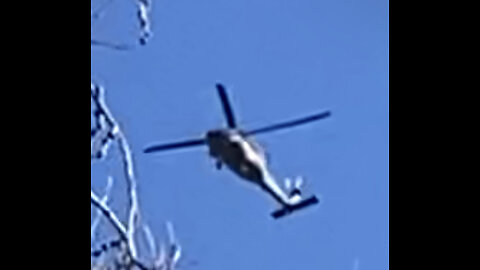 Army Medic Chopper fly by