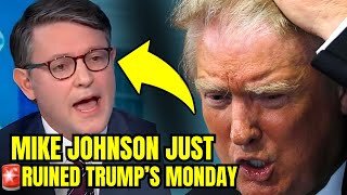 WATCH: Mike Johnson's Public BLUNDER Just RUINED Trump's Day🚨