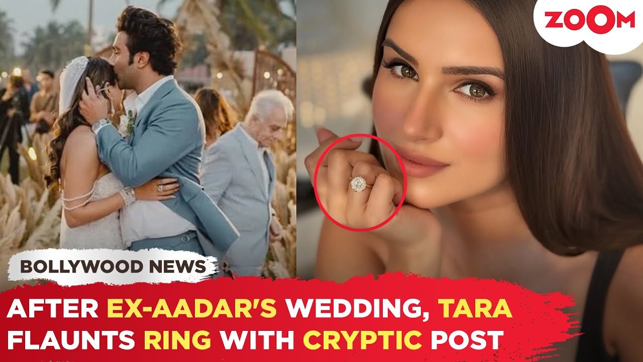 Tara Sutaria SHOWS OFF diamond ring after ex Aadar Jain’s ‘Timepass’ remark at his wedding!