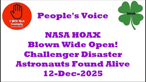 NASA HOAX Blown Wide Open Challenger Disaster Astronauts Found Alive in 2025 12-Dec-2025