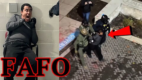 TRANTIFA TERRORIST FINDS OUT! SHAKES LIKE A BI*CH after ARREST! FAFO!