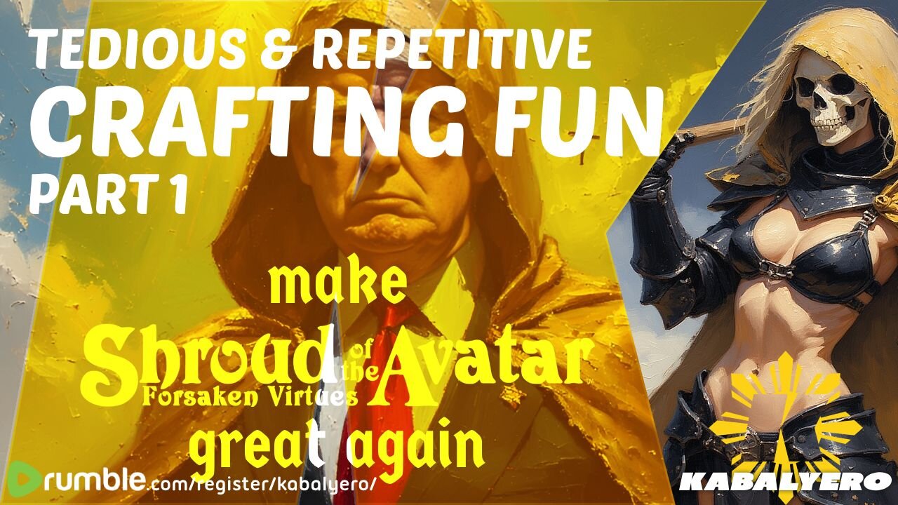 Shroud of the Avatar: Crafting 101 - Part 1 (Fish Bowls & Gemmed Lures)