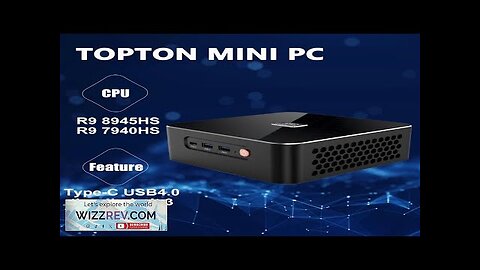 Mini PC AMD Ryzen 9 8945HS (8C/16T up to 5.2GHz) Micro Computer Review