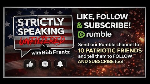 Strictly Speaking: Special Guest - Senator Bernie Moreno!