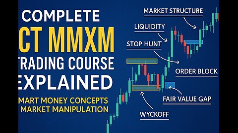 "Complete ICT MMXM Trading Course Explained | Smart Money Concepts & Market Manipulation" 