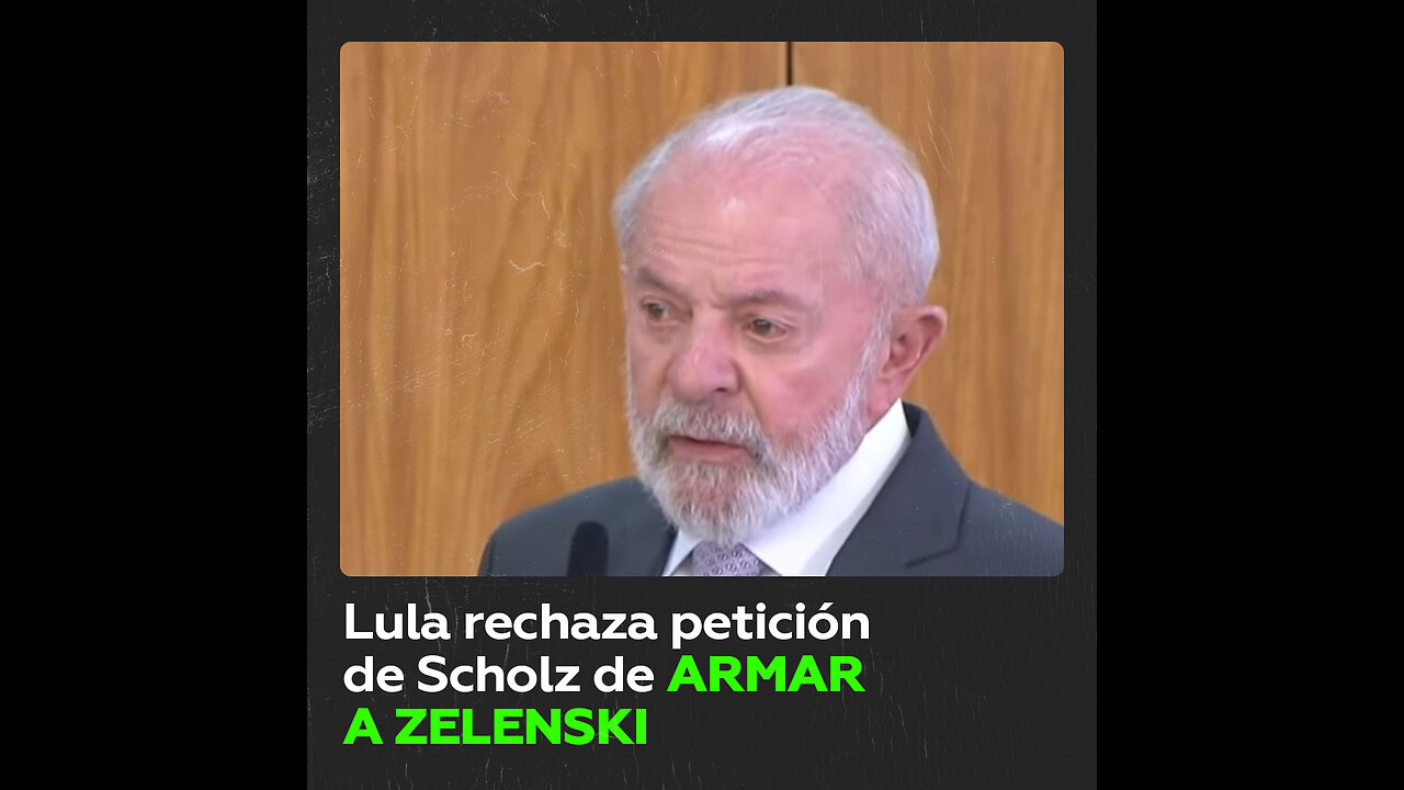 Lula: "No venderé un arma para matar a un ruso"