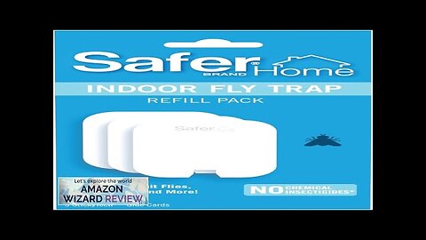 Safer Home SH503 Indoor Plug-In Fly Trap Refill Pack of Glue Cards Review