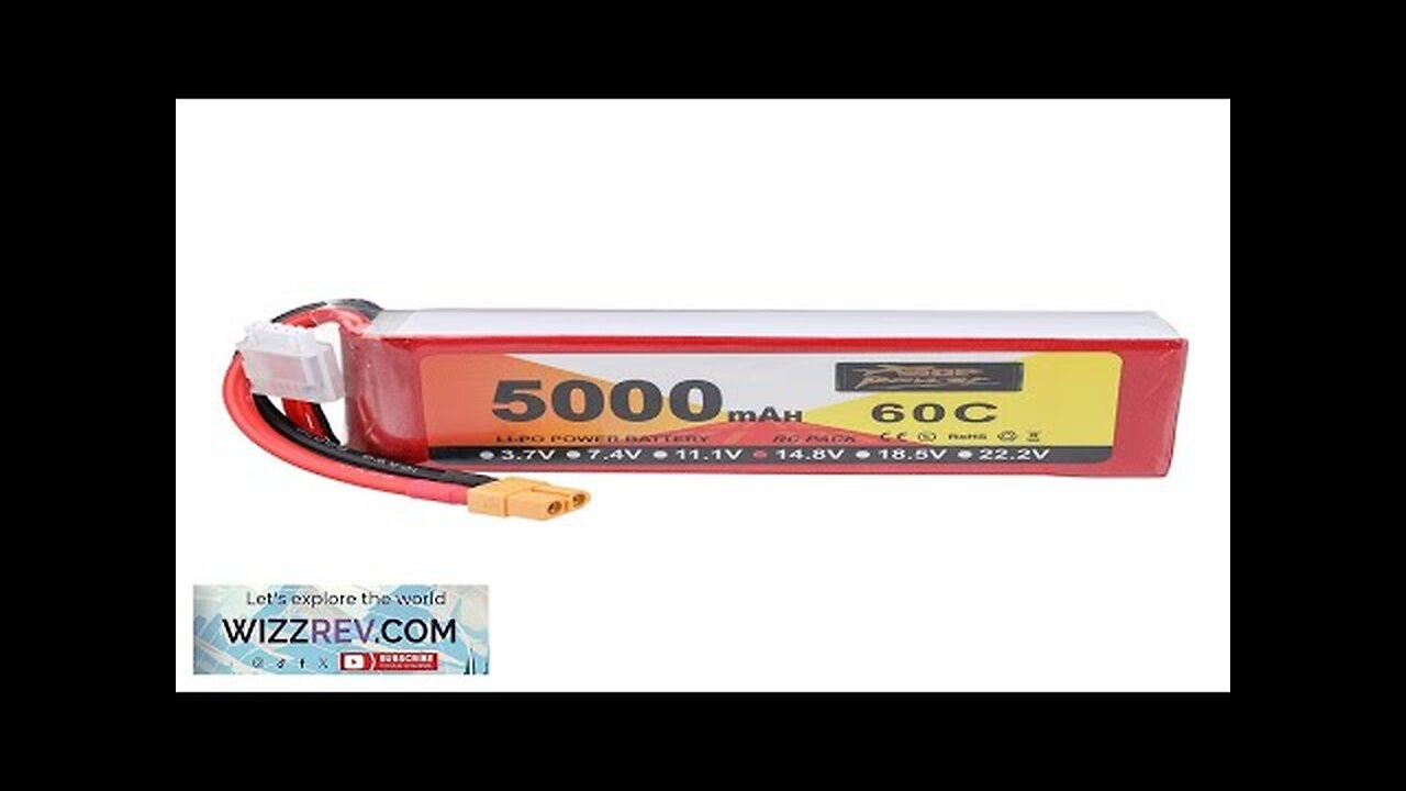 ZOP Power 14.8V 5000mAh 60C 4S LiPo Battery XT60 Plug for RC Review