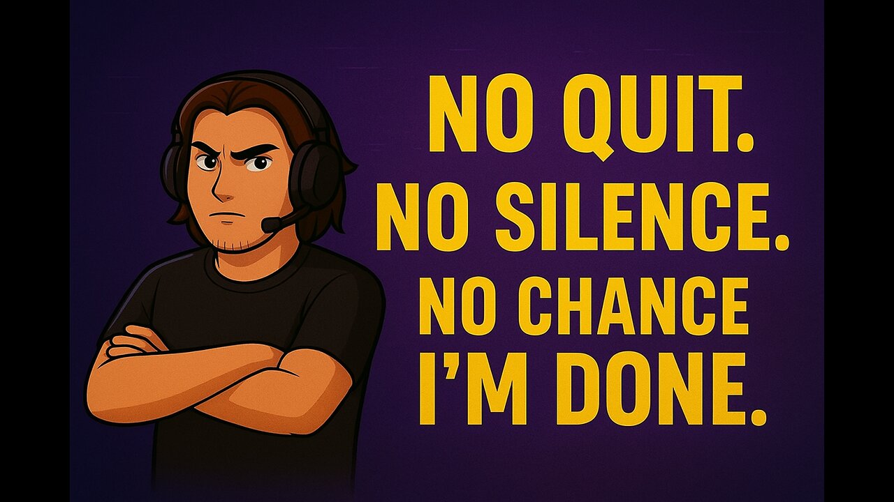 🚨💪 No Quit. No Silence. No Chance I’m Done. 🔥⚔