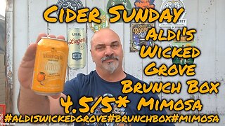 Cider Sunday: Aldi's Wicked Grove Brunch Box Mimosa Hard Cider 4.5/5