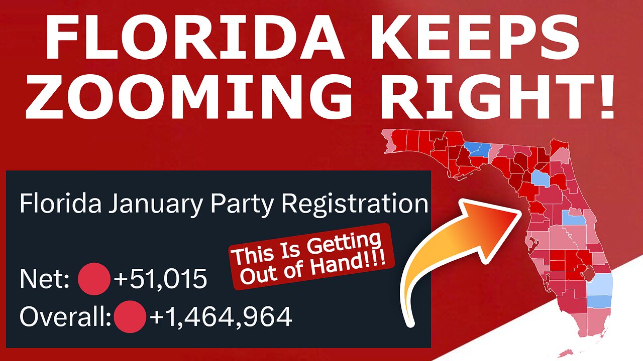 Republicans Might Need to STOP Moving to Florida...