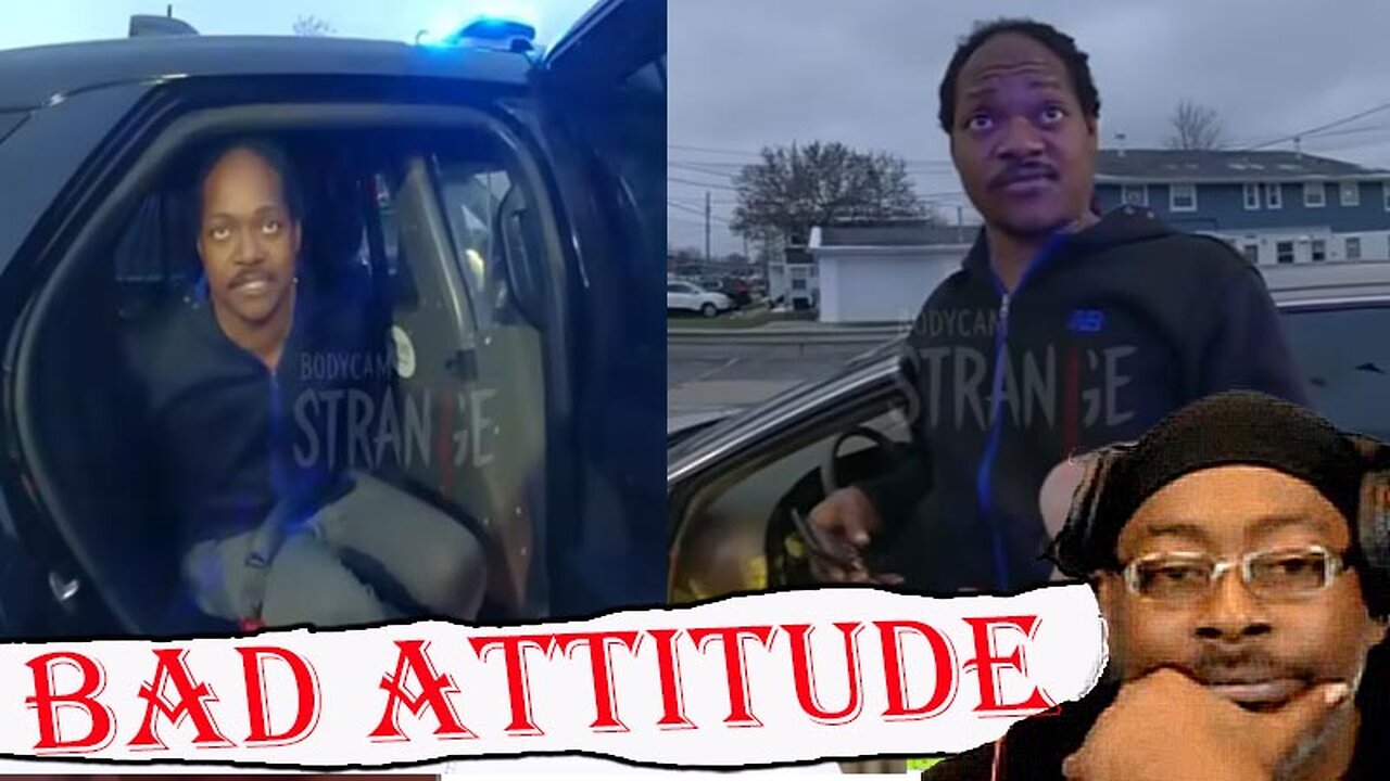 Black Man Acts A Fool After Getting Pulled Over
