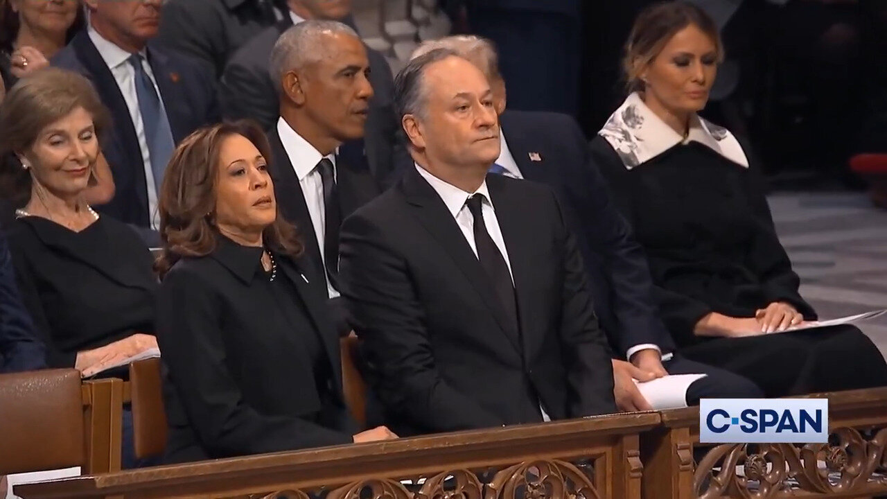 Priceless Moments Between Obama, Trump, Pence, Jill And Kamala At Carter Funeral: Part 2