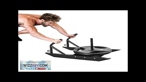 Weight Power Pull Push Sled Fitness Strength Speed Training Sled Black Review