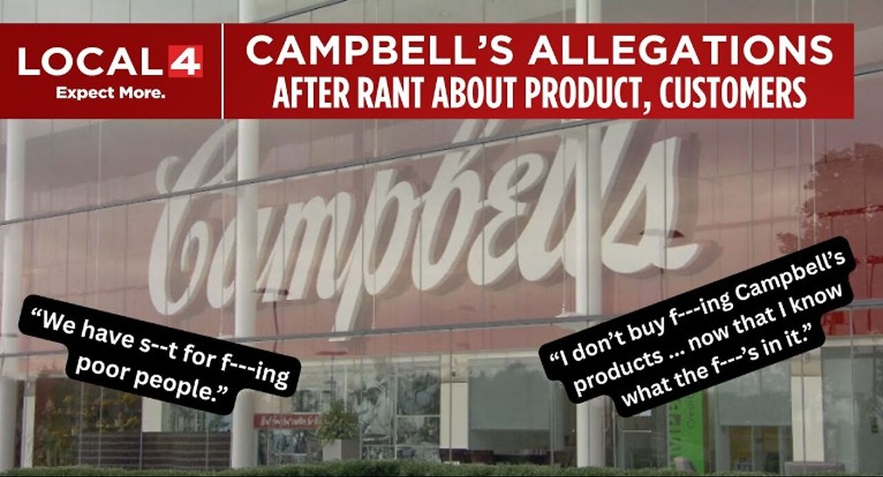 Whistleblower Sues Campbell’s Soup After VP’s Secretly Recorded Tirade