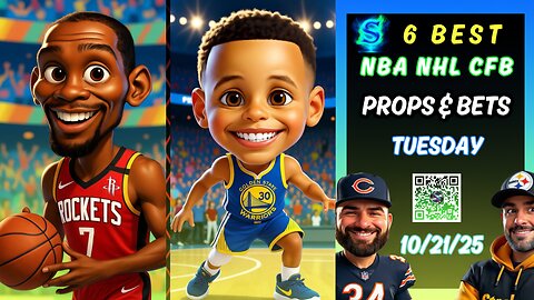 🏀 6 HOT TUESDAY NBA PROPS | PRIZEPICKS TODAY | NHL PICKS TODAY 10/21