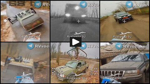 Kupiansk area: Russian wired FPV drones strike Ukrainian vehicles