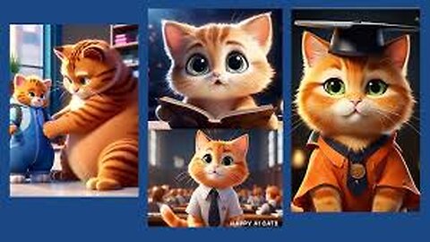 😲 I Followed the Boy Who Skipped Class… And Discovered a Secret 🎓🐱 | AI Cute Cat Story