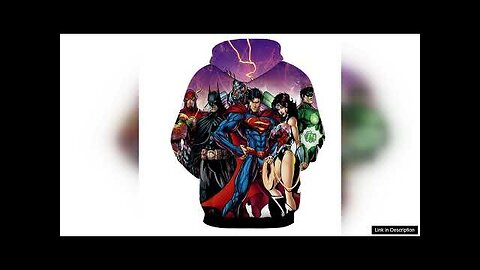 Justice League DC Comics Heroes Dope Team Cool Hoodie Review