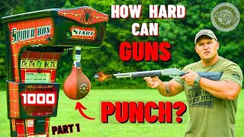 How HARD Can A Gun PUNCH