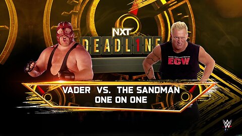 WWE 2k25 Vader vs Sandman
