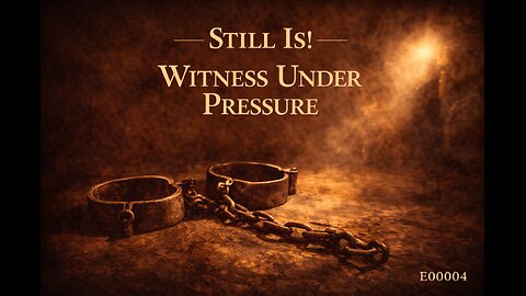 Still Is! – Witness Under Pressure · E00004