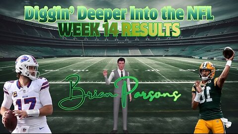 2025 Week 14 Results, Diggin' Deeper Into the NFL