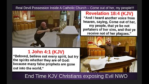Real Devil Possession Inside A Catholic Church – Come out of her, my people!!!