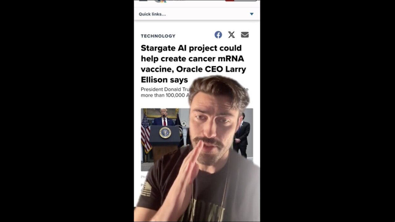 Project Stargate - Trump backs more mRNA jabs via AI - massive backlash